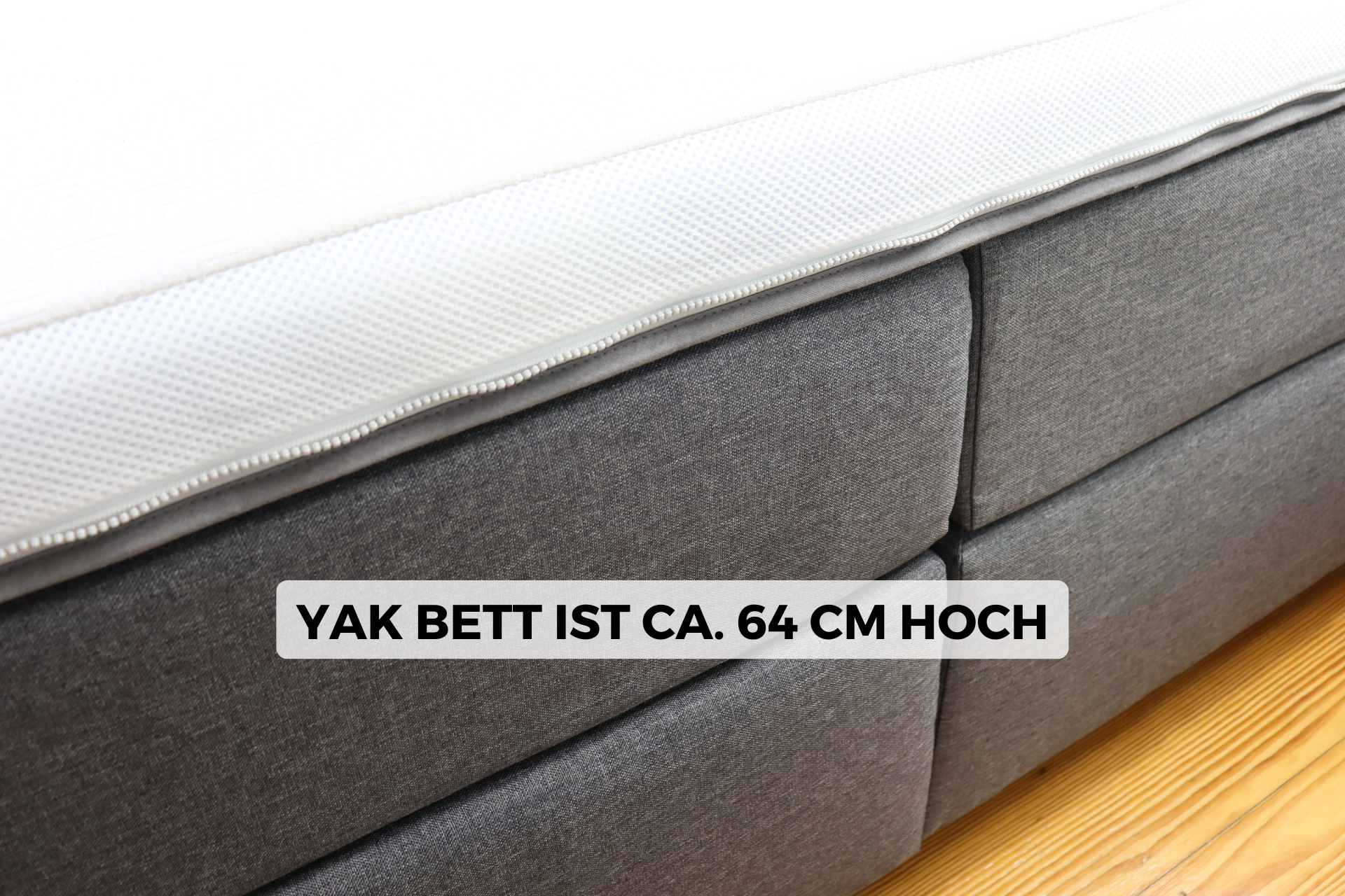 Das YAK-Bett von der Seite.